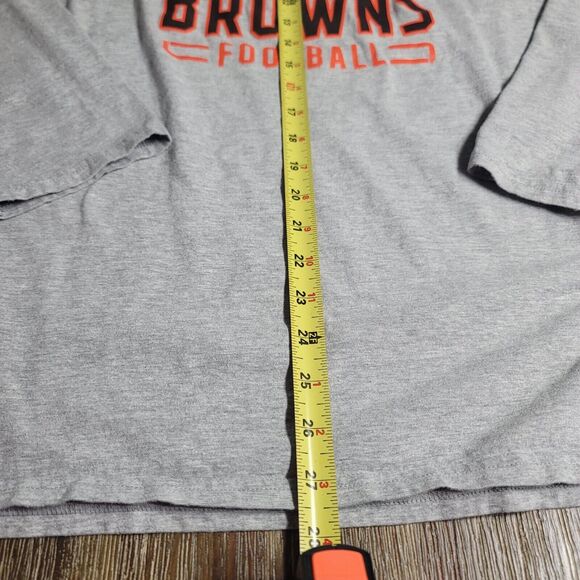 NFL Cleveland Browns Mens Long  Sleeve Gray XL - Picture 5 of 7